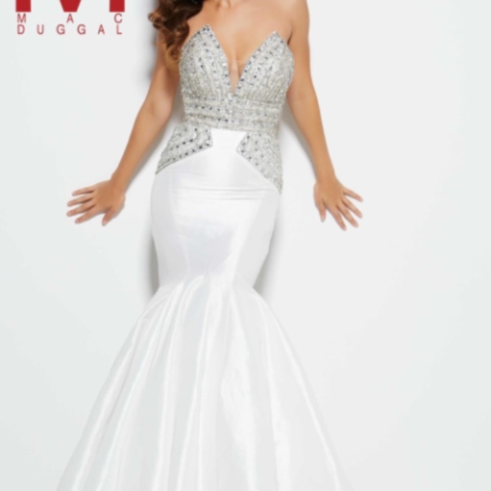 Mac Duggal pageant or prom gown